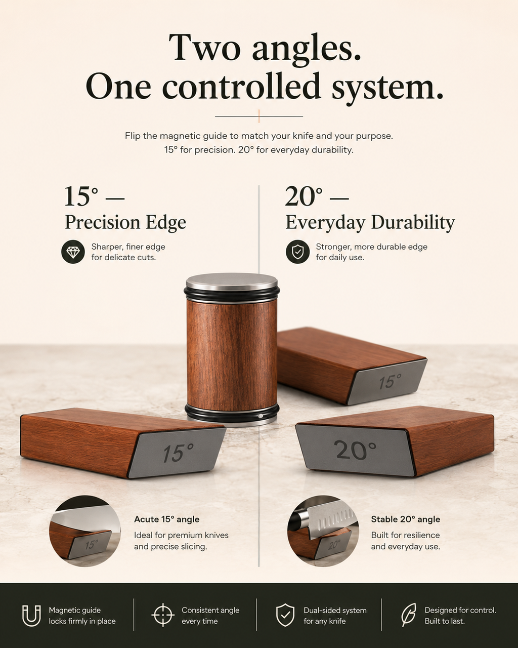 KovaRoll™ Precision Knife Sharpener