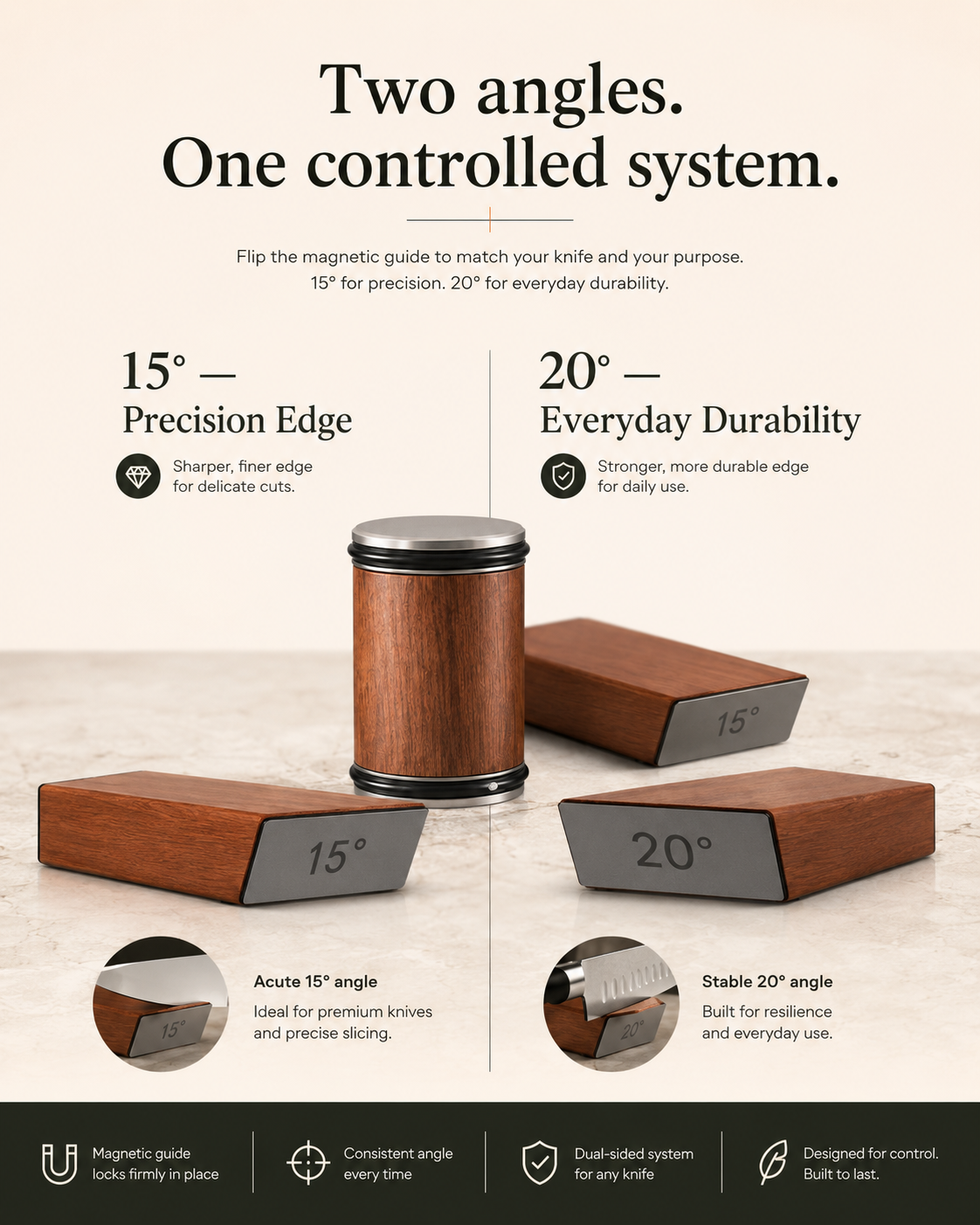 KovaRoll™ Precision Knife Sharpener