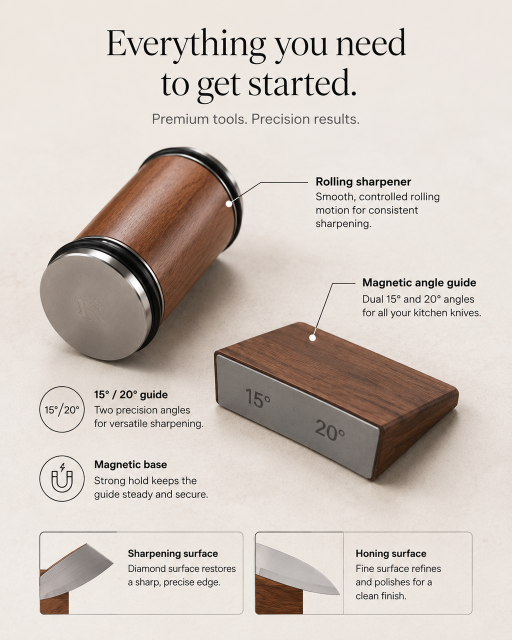 KovaRoll™ Precision Knife Sharpener