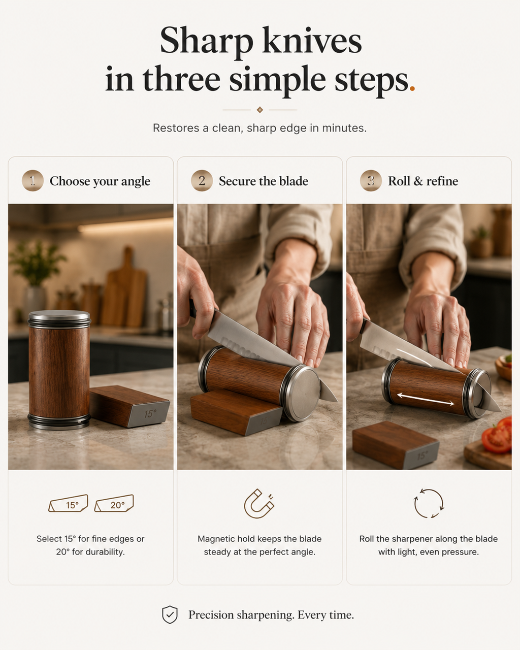 KovaRoll™ Precision Knife Sharpener